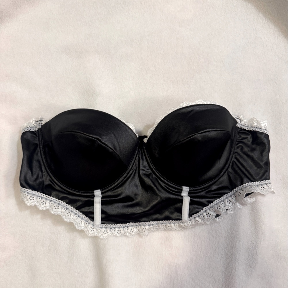 Womens Black Fantasy Lingerie Top